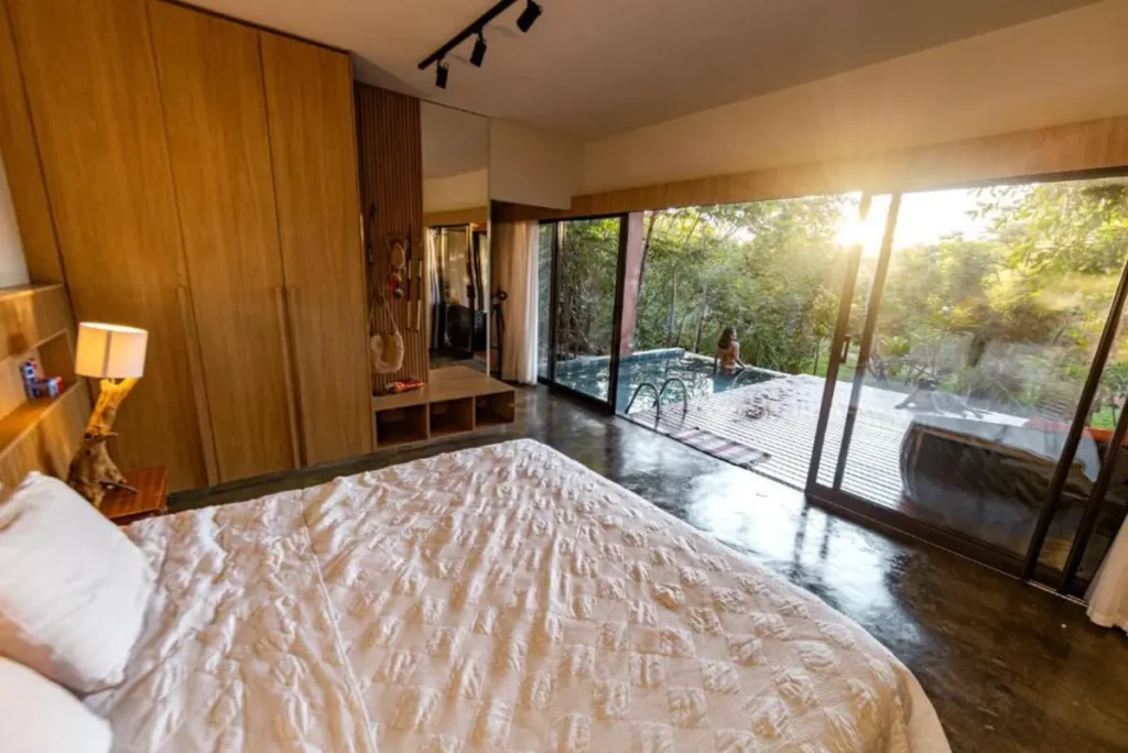 Suíte de luxo com piscina privativa no Rio Quente Resorts