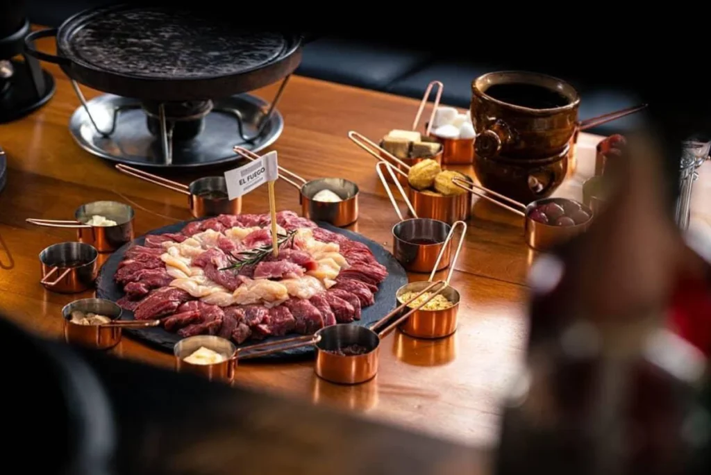 Fondue do Restaurante Belle du Valais