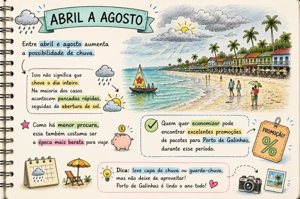 clima porto de galinhas melhor época