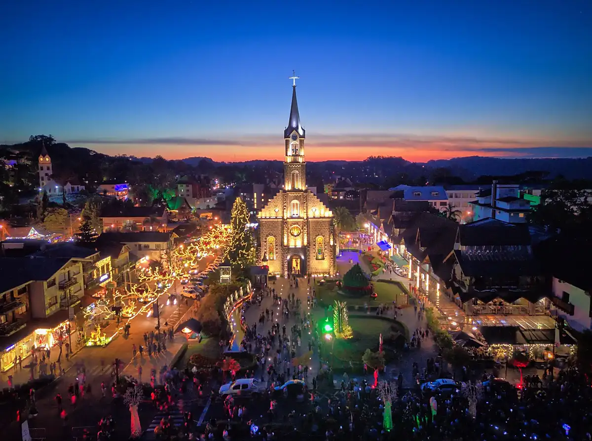 Iluminação de Natal em Gramado